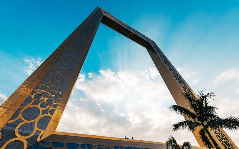 Dubai in July - dubai frame