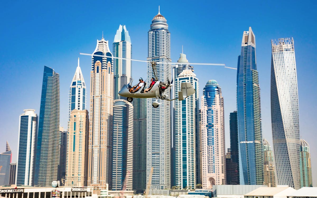 gyrocopter: private mini helicopter experience at skydive dubai palm drop zone-5 gyrocopter: private mini helicopter experience at skydive dubai palm drop zone-5
