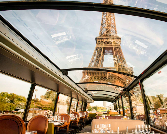 Marina Seine River Lunch Cruise with Brasserie Menu