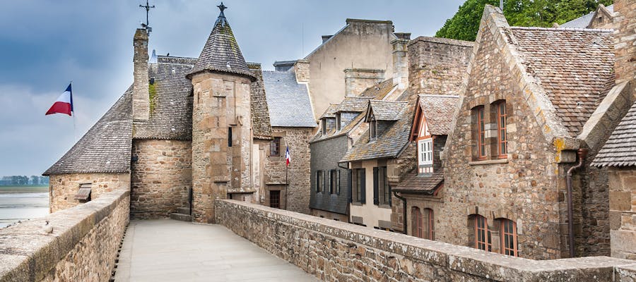 paris in january - mont st michel