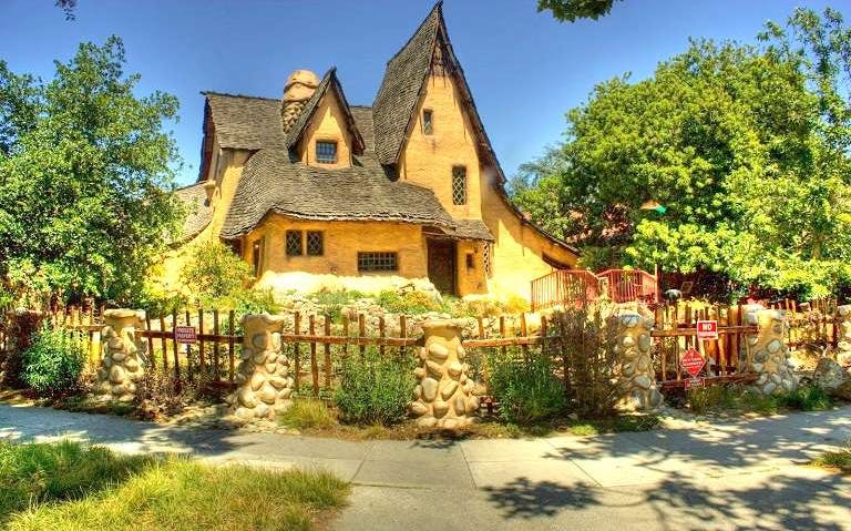 Whimsical house on Movie Stars' Homes Tour in Los Angeles.