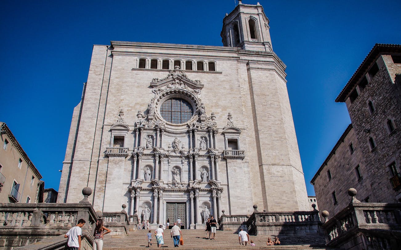 Girona Cathedral steps, a Game of Thrones filming location in Girona, Spain.