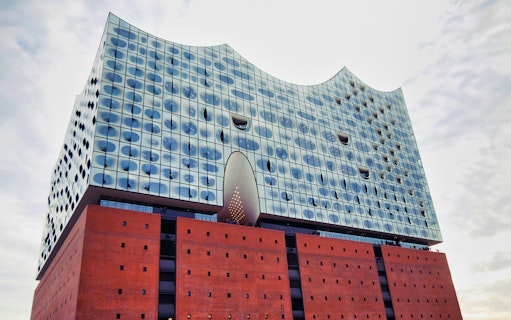 Elbphilharmonie building in Hamburg, part of the Harbor Cruise & Guided Tour.