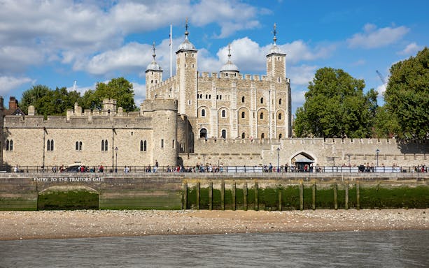 Tower of London viewed from the Thames, part of 3 Attraction London Explorer Pass.