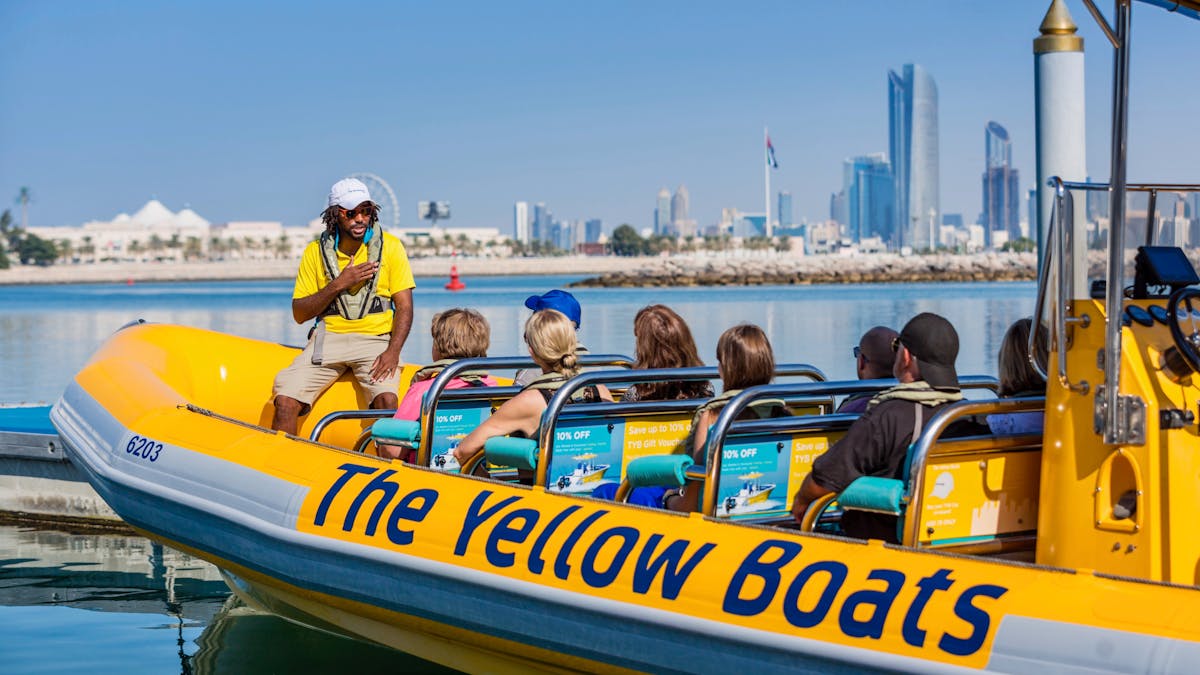 yellow boat abu dhabi