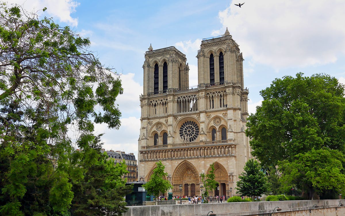 notre dame tour with towers and île de la cité-4 notre dame tour with towers and île de la cité-4