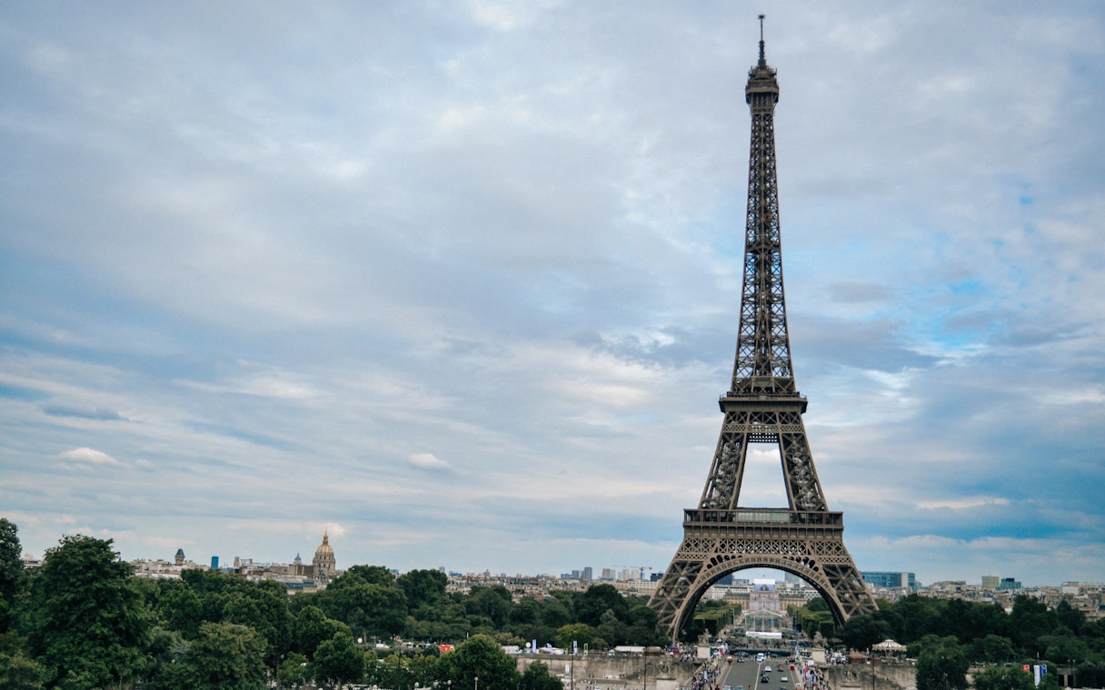 Eiffel Tower in Paris with cityscape view, part of summit tour and Orsay Museum combo.
