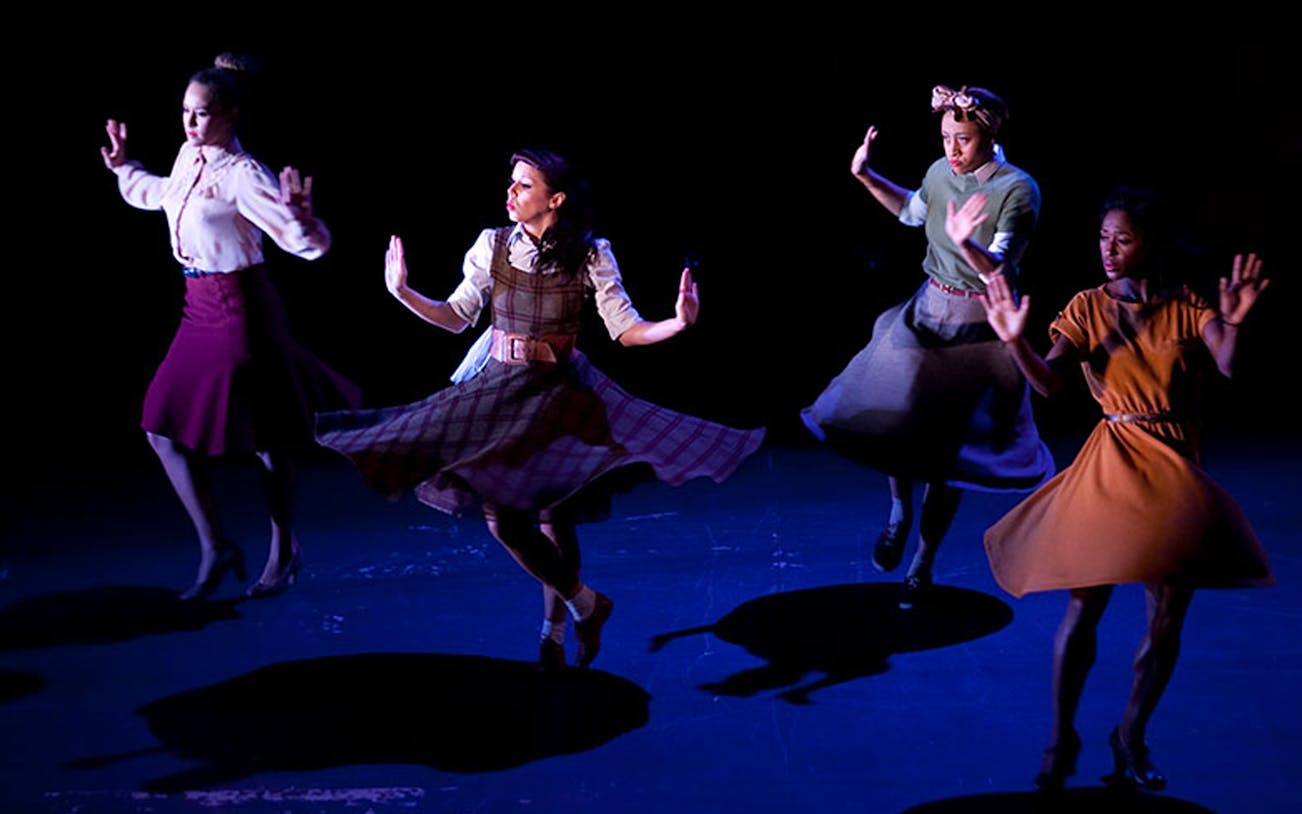 Dancers performing in ZooNation's "Some Like It Hip Hop" show.