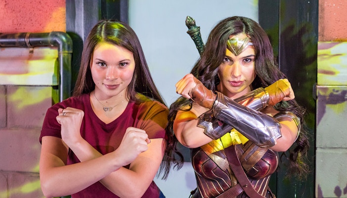 Wax figures of famous personalities at Madame Tussauds Sydney.