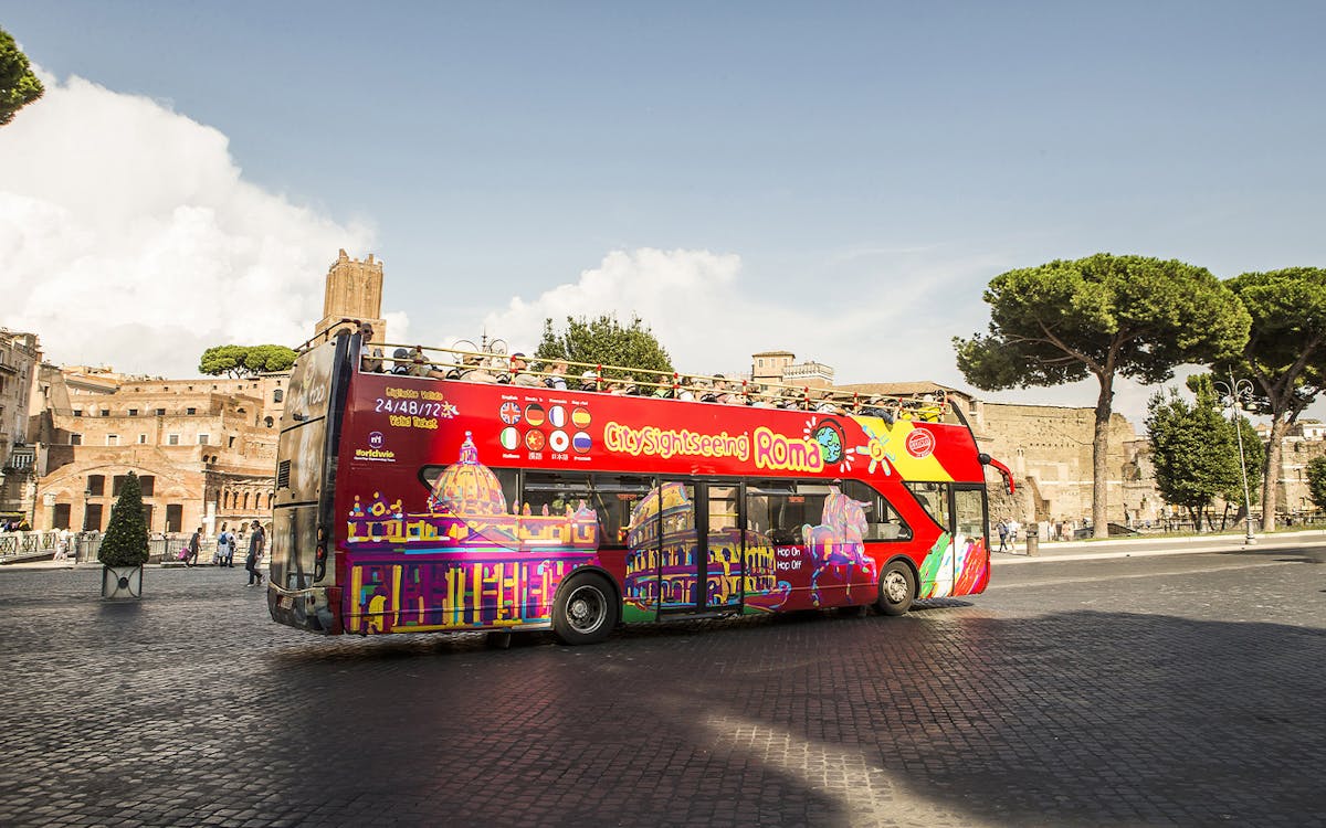 city sightseeing rome: 24/48/74 uur hop-on-hop-off bus tour & gratis audio gid-8 city sightseeing rome: 24/48/74 uur hop-on-hop-off bus tour & gratis audio gid-8