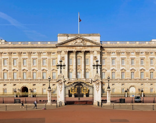 Buckingham Palace facade, London, part of the Ultimate Changing of the Guard Experience.