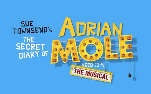 Sue Townsend's The Secret Diary of Adrian Mole Aged 13 3/4 The Musical logo