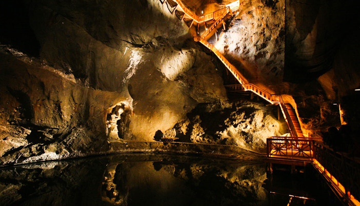 Mine de sel de Wieliczka, chambre de Weimar
