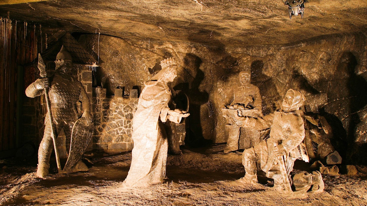 Visite de la mine de sel de Wieliczka