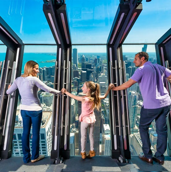 View the windy city’s skyline from every angle at 360 Chicago