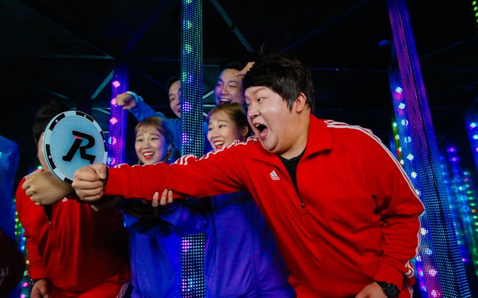 Participants enjoying activities at Running Man Thematic Experience Center.