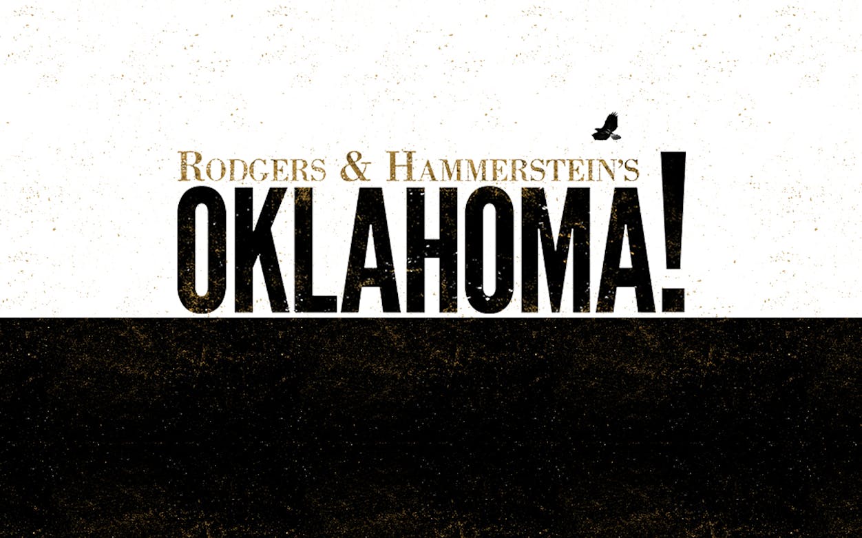 Rodgers and Hammerstein's Oklahoma! musical logo with bird silhouette