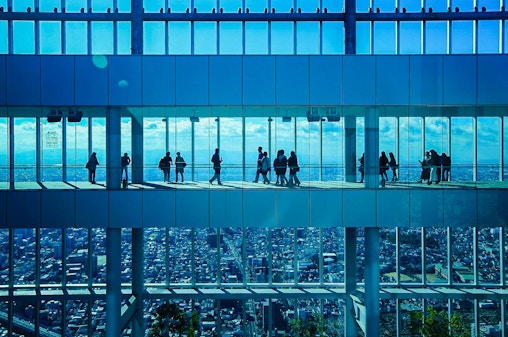 Biglietti d'ingresso Harukas 300 con adesivo Godzilla in omaggio