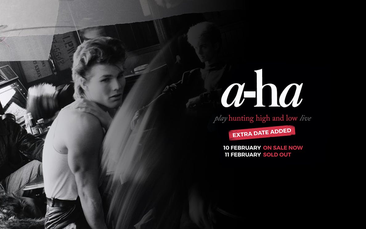 a-ha concert poster with tour dates for February