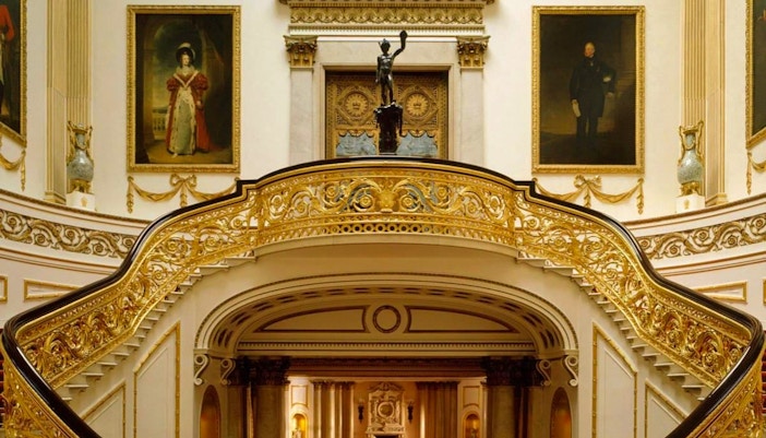 Buckingham Palace state rooms interior