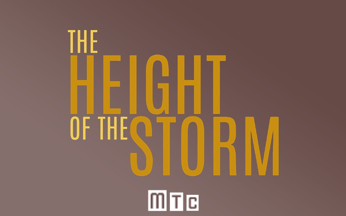 The Height of the Storm" text on a brown background with MTC logo.