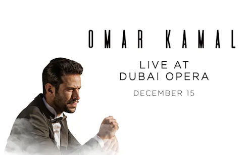 Omar Kamal concert at Dubai Opera on December 15.