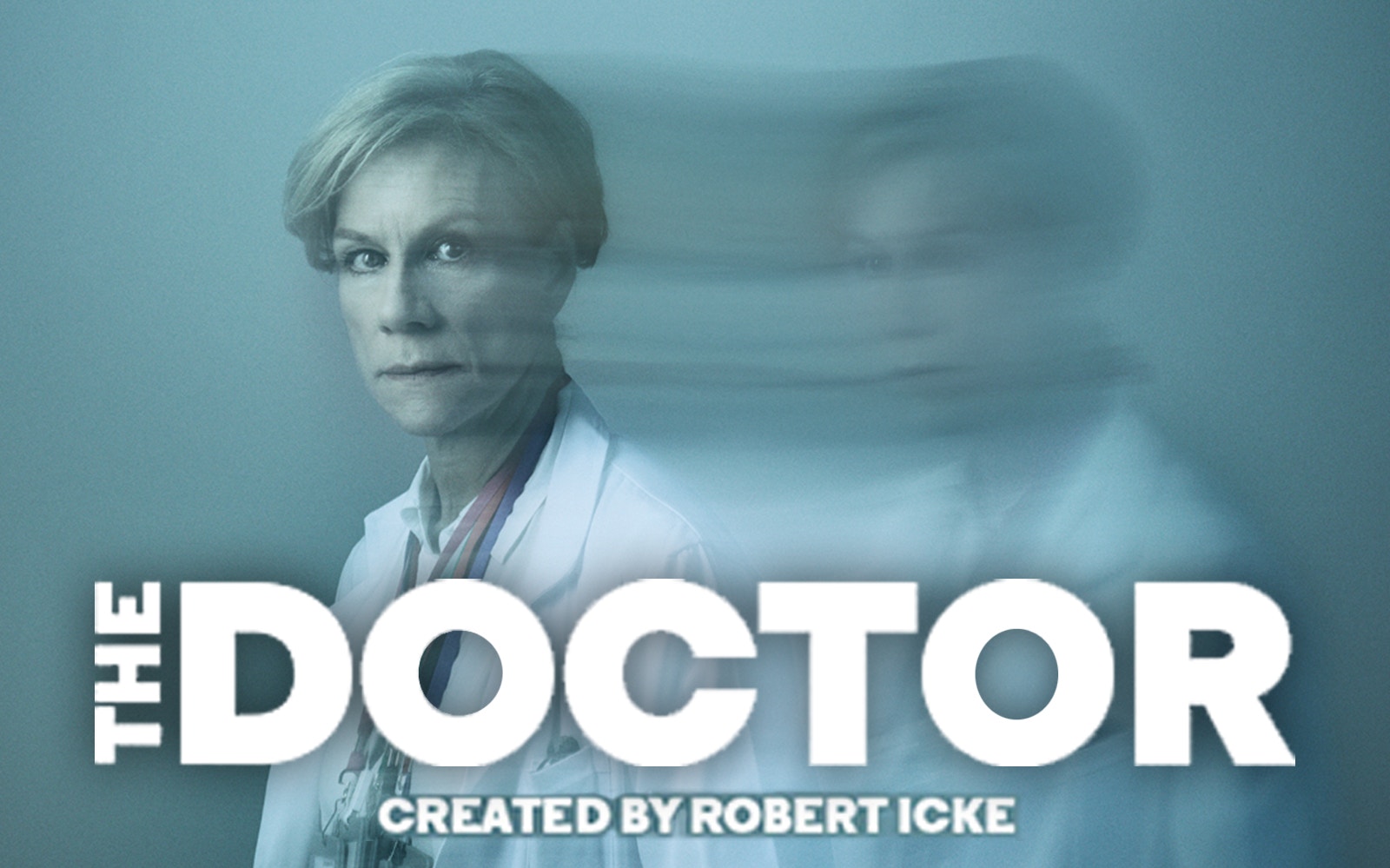 Blurred image of a doctor in a white coat with "The Doctor" text.