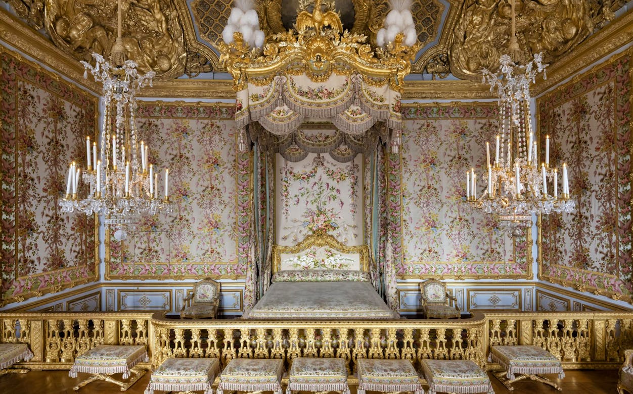 Marie Antoinette Pass ticket with view of Versailles Palace gardens, Paris, France.