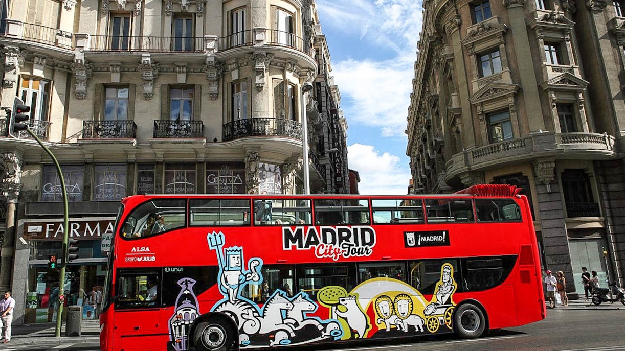 Madrid Stadtrundfahrt Bus