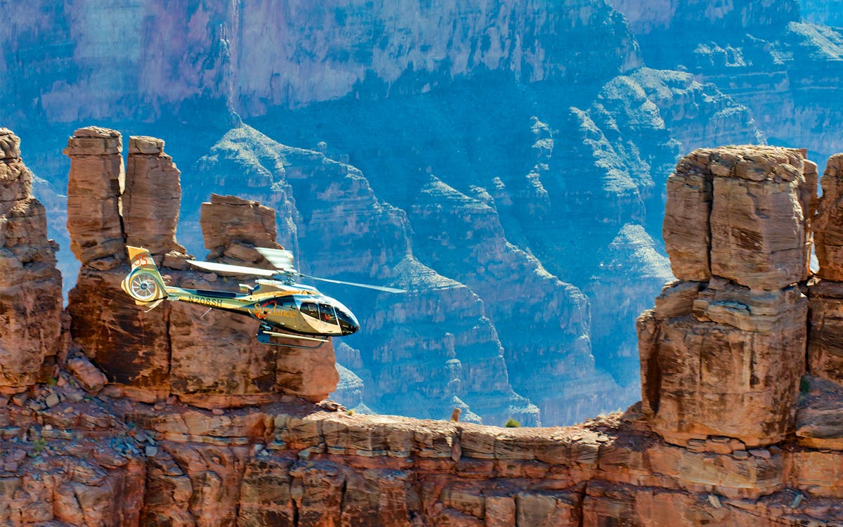 grand canyon helicopter tour with floor landing & flight over lv strip-7 grand canyon helicopter tour with floor landing & flight over lv strip-7