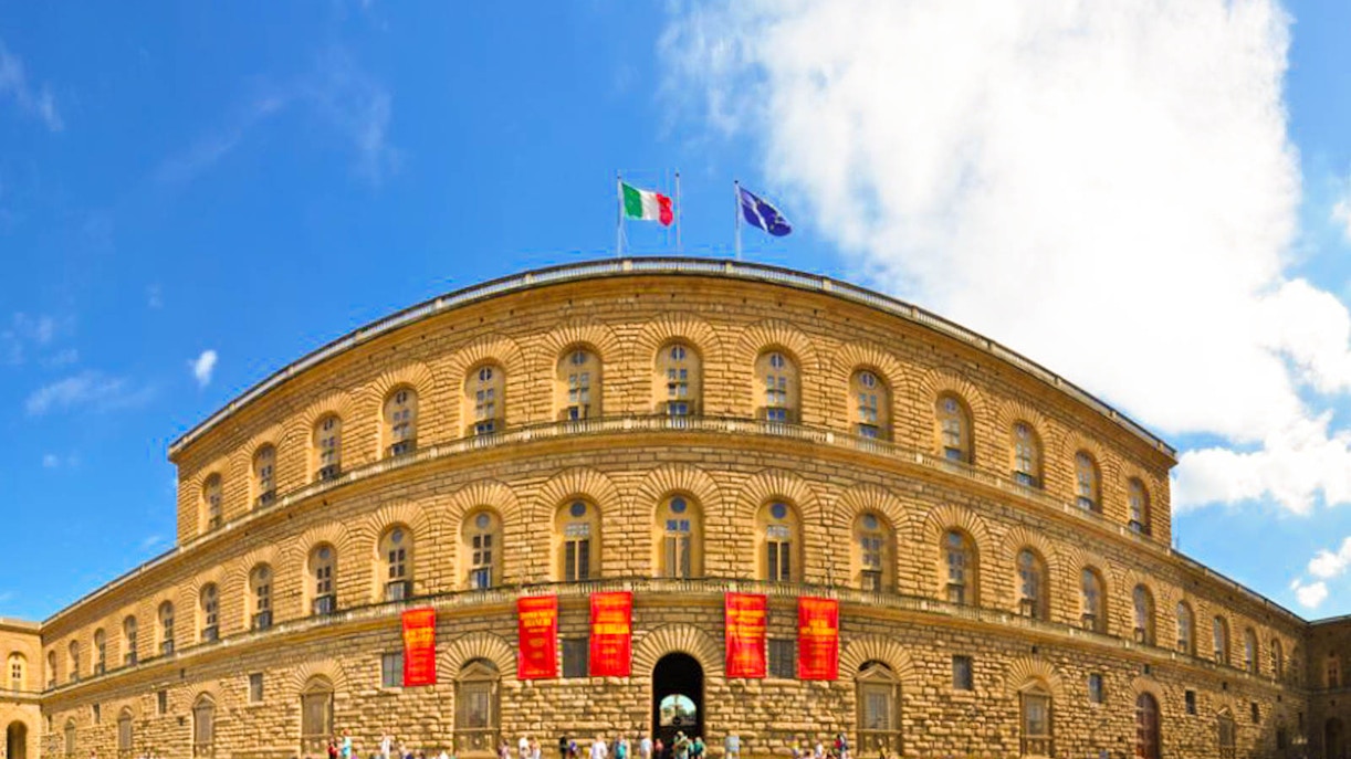 Facilidades do palazzo pitti em Florença