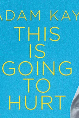 Adam Kay: This Is Going to Hurt cover with a doctor's coat on a hook.