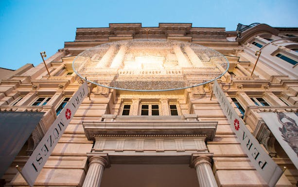 Pera Museum facade in Istanbul, part of the Istanbul Tourist Pass attractions.