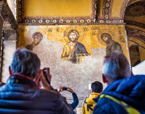 The Dessis Mosaic Inside the Hagia Sophia