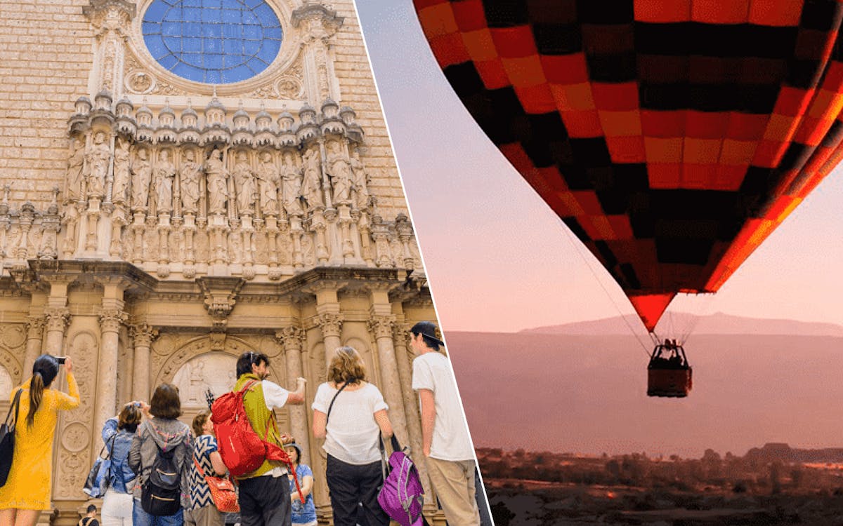 montserrat hot-air balloon experience & monastery guided visit from barcelona-1 montserrat hot-air balloon experience & monastery guided visit from barcelona-1