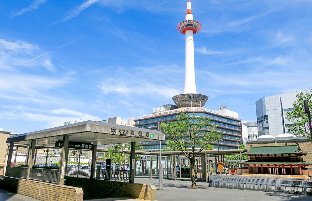 Kyoto Tower location