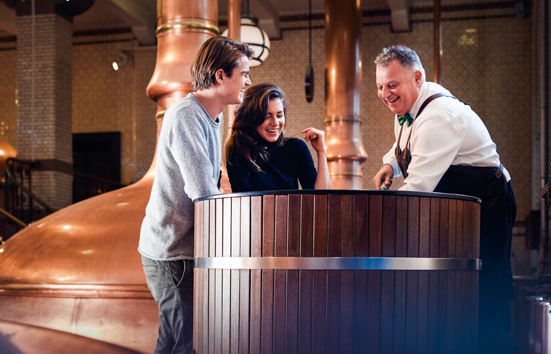 Heineken Experience Amsterdam tour with drinks and 24-hour hop-on hop-off bus.