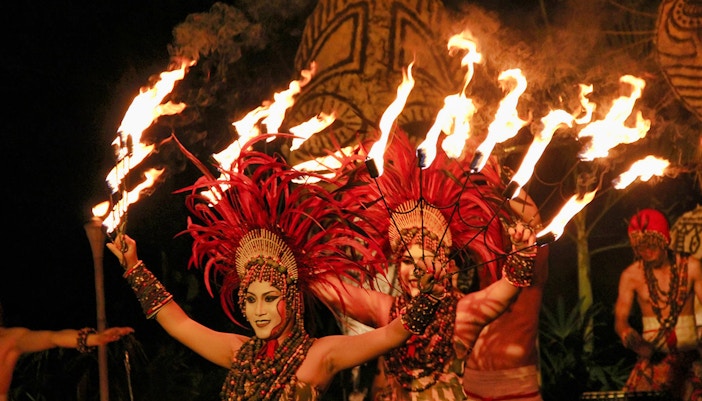 Fire dances at Night Safari Tickets to Bali Safari & Marine Park
