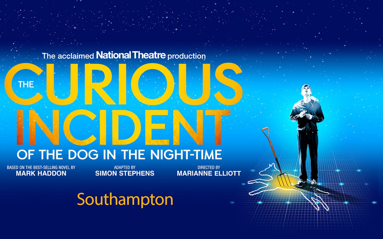 The Curious Incident of the Dog in the Night-Time poster, Southampton show.