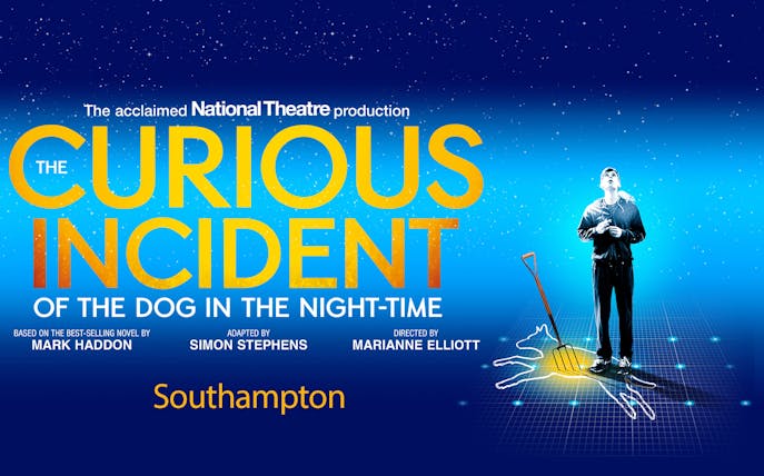 The Curious Incident of the Dog in the Night-Time poster, Southampton show.