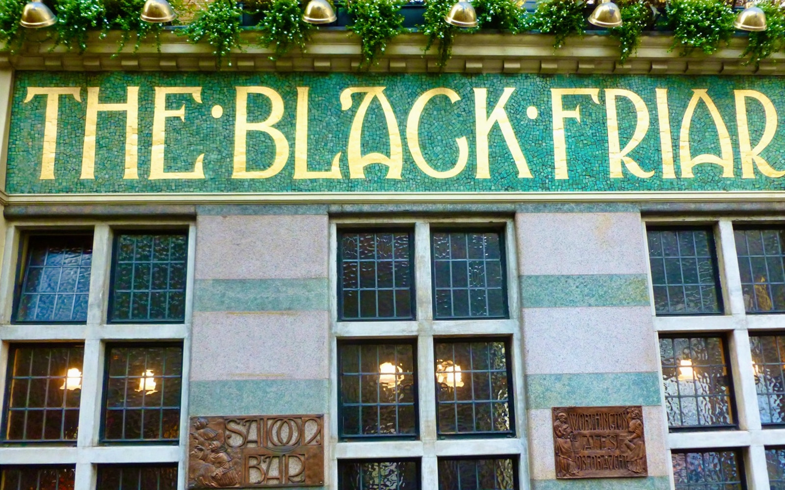 The Black Friar pub exterior, part of Drink London! Historical Pub Walking Tour.