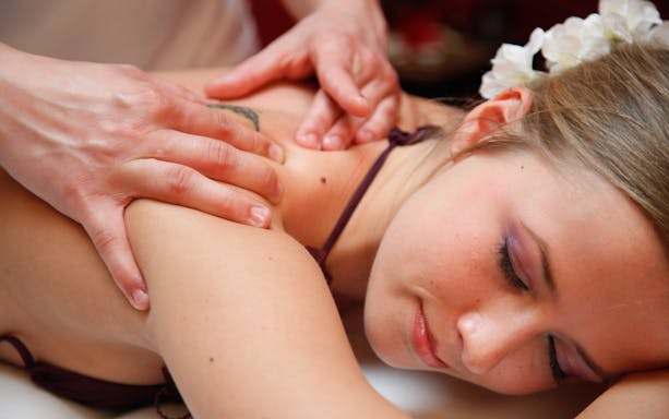 Massage at Széchenyi Spa with private cabin experience in Budapest.