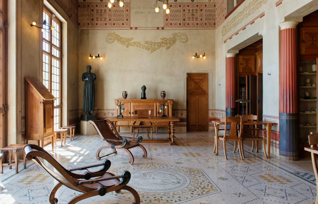Ground Floor of Villa Kerylos