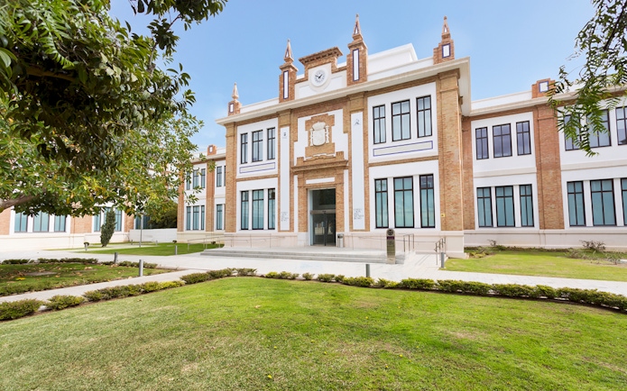 Exterior of the Collection of Russian Museum in Malaga, Spain.