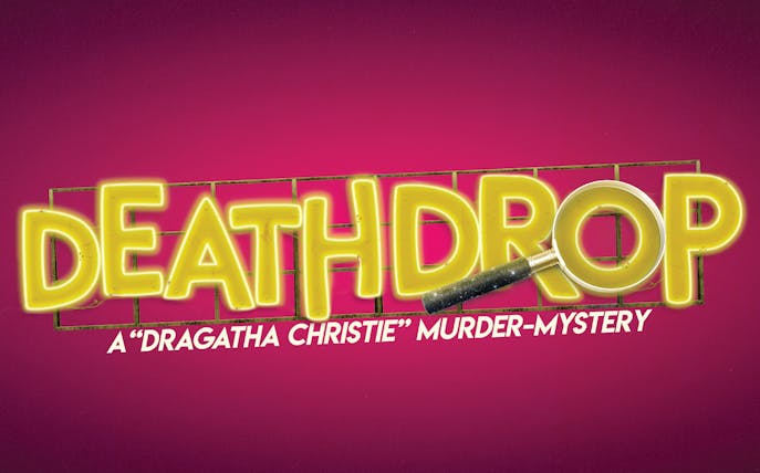 Drag performers on stage during Death Drop Back in the Habit show.