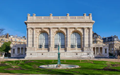 Palais Galliera exterior, Paris, site of Gabrielle Chanel Fashion Manifesto Exhibition.