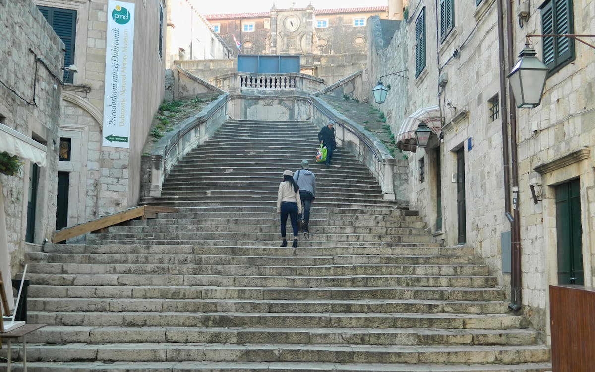 dubrovnik: giro a piedi di approdo del re-1 dubrovnik: giro a piedi di approdo del re-1