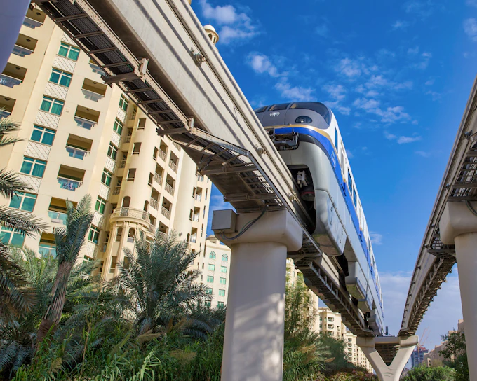 The Palm Monorail- Gateway to Nakheel Mall