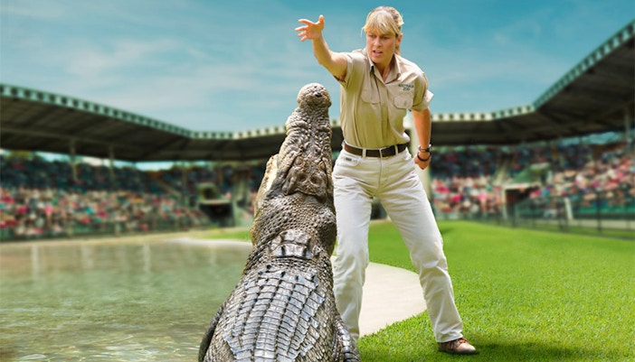 Wildlife Warriors show at the Crocoseum
