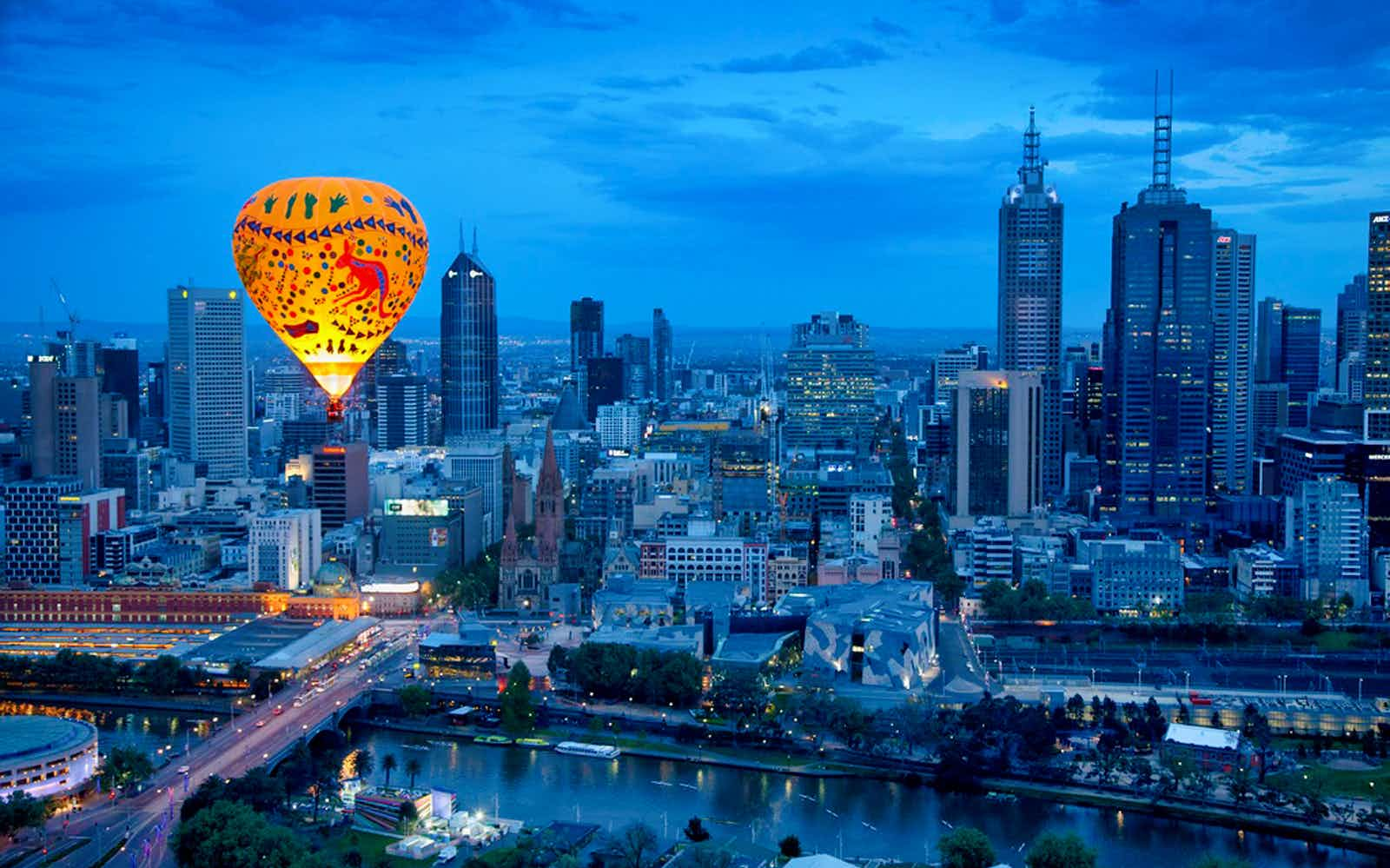 date in melbourne hot air balloon